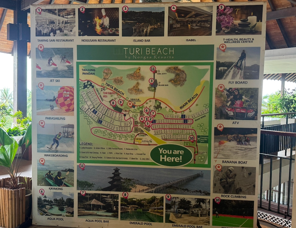 Turi Beach Resort map